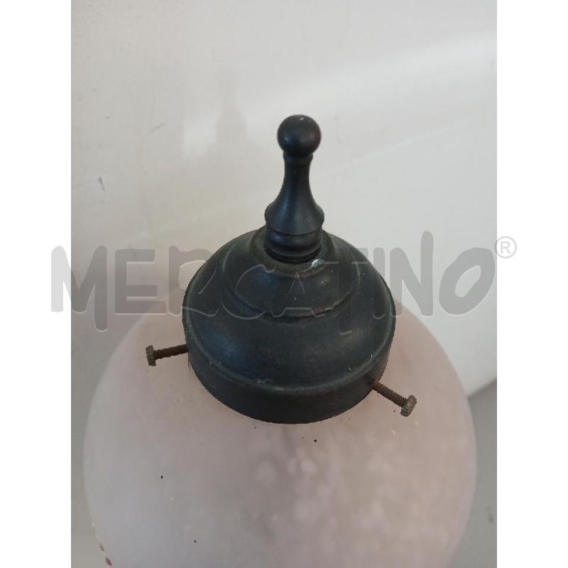 LAMPADA LIBERTY 60CM DONNA MET. PARALUME VETRO SATINATO PERLINE  | Mercatino dell'Usato Modena 5