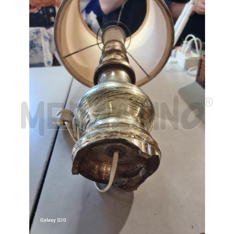 LAMPADA MET. 56CM  PARALUME CUCITURA VERTICALE | Mercatino dell'Usato Modena 2