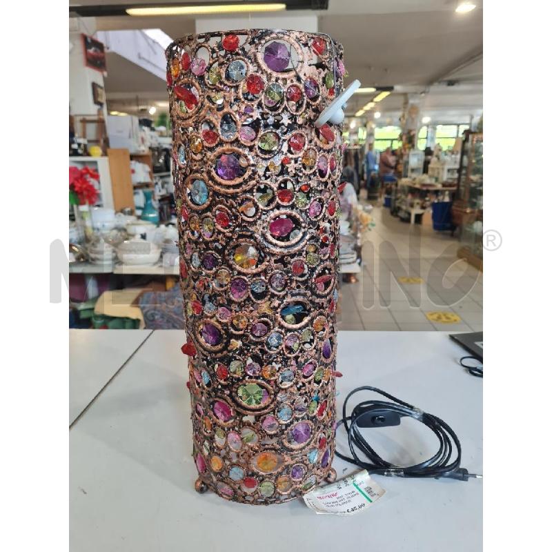 LAMPADA MET. CILIDRO VETRI COLORATI | Mercatino dell'Usato Modena 1