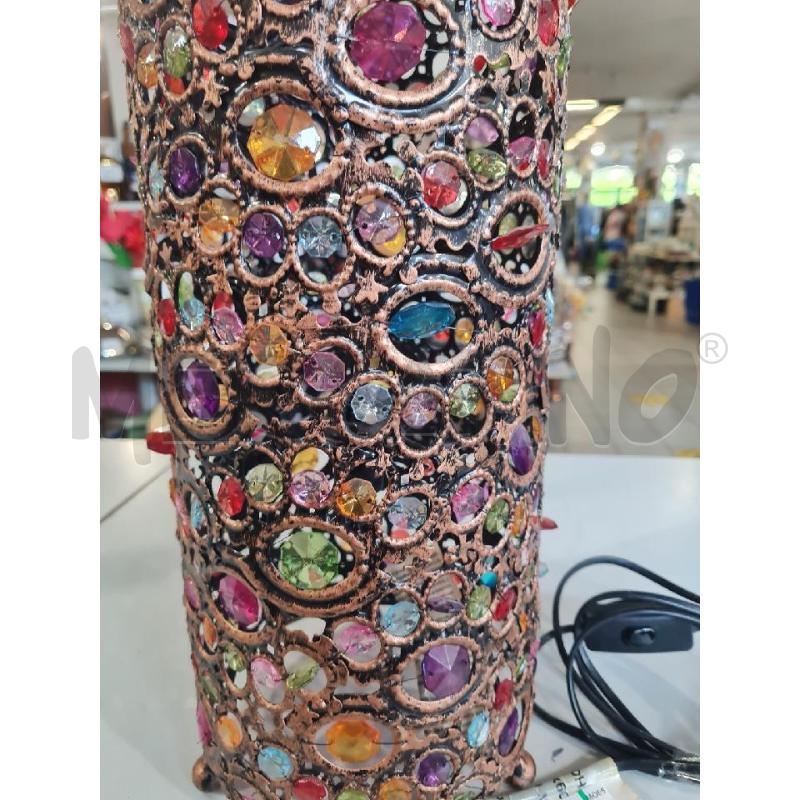 LAMPADA MET. CILIDRO VETRI COLORATI | Mercatino dell'Usato Modena 3