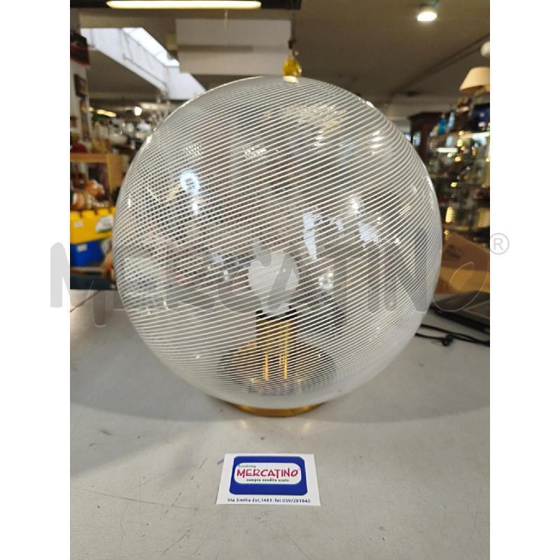 LAMPADA MURANO SPIRALI BIANCHE BASI OTT. | Mercatino dell'Usato Modena 1