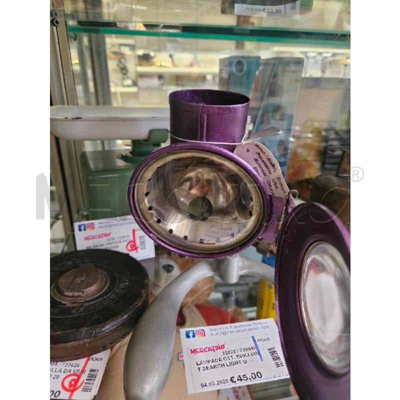 LAMPADA OTT. BRILLIANT SEARCH LIGHT OTT. VIOLA | Mercatino dell'Usato Modena 3