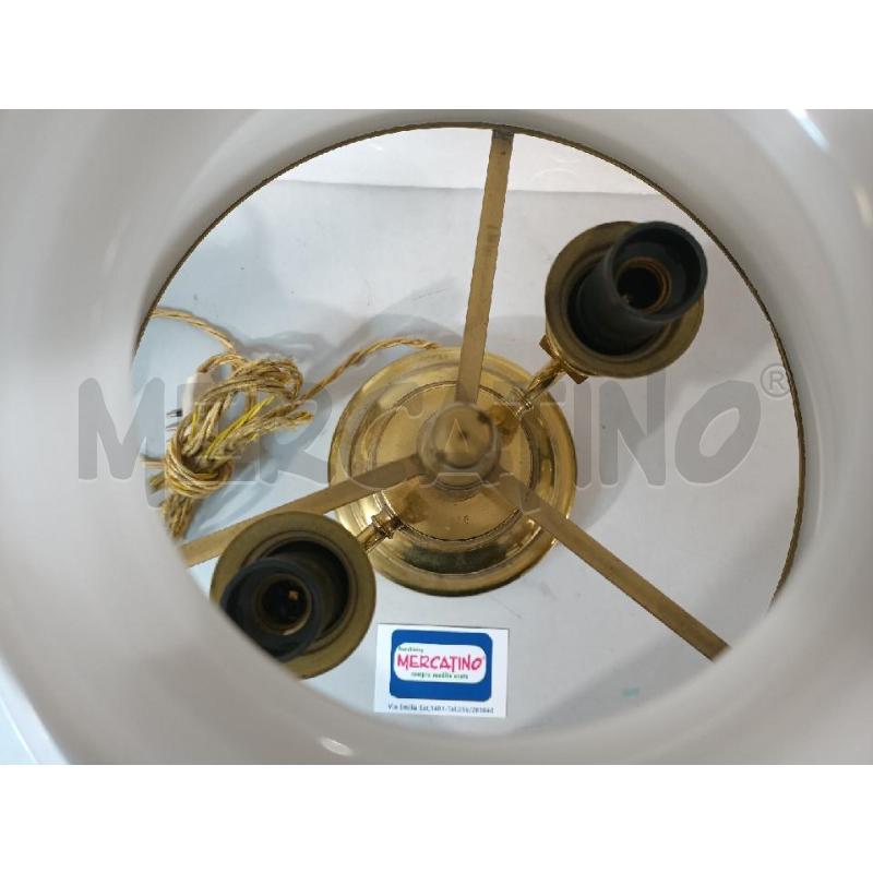 LAMPADA OTT. VETRO OPALINO BIANCO | Mercatino dell'Usato Modena 2