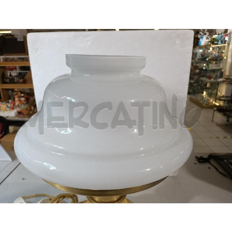 LAMPADA OTT. VETRO OPALINO BIANCO | Mercatino dell'Usato Modena 5