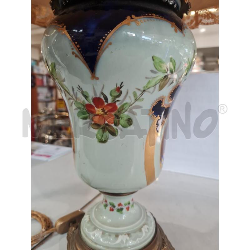 LAMPADA PRCLL 70CM PARALUME PIZZO ELETTRICA FIORI CELESTE | Mercatino dell'Usato Modena 5