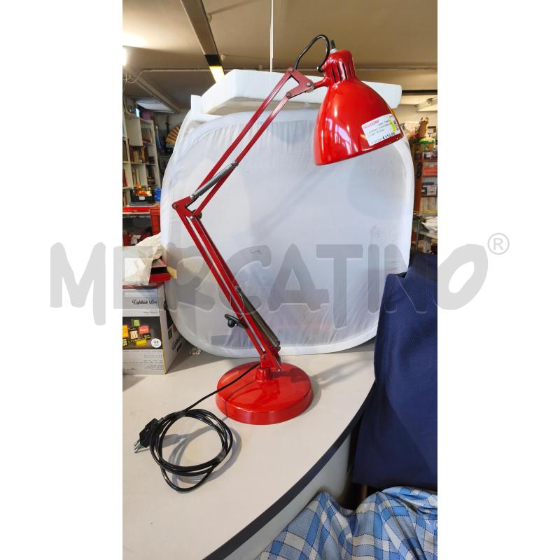 LAMPADA SCRIVANIA LUXO MET. ROSSA | Mercatino dell'Usato Modena 1