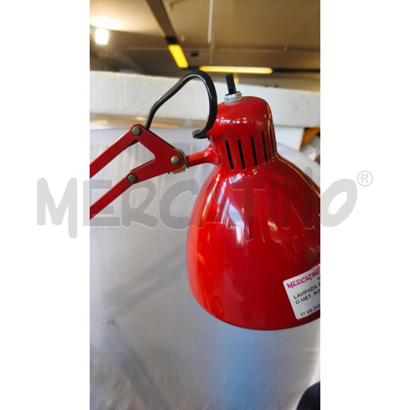 LAMPADA SCRIVANIA LUXO MET. ROSSA | Mercatino dell'Usato Modena 5