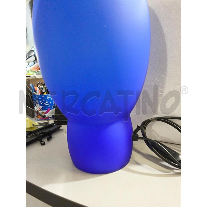 LAMPADA VETRO BLU | Mercatino dell'Usato Modena 3