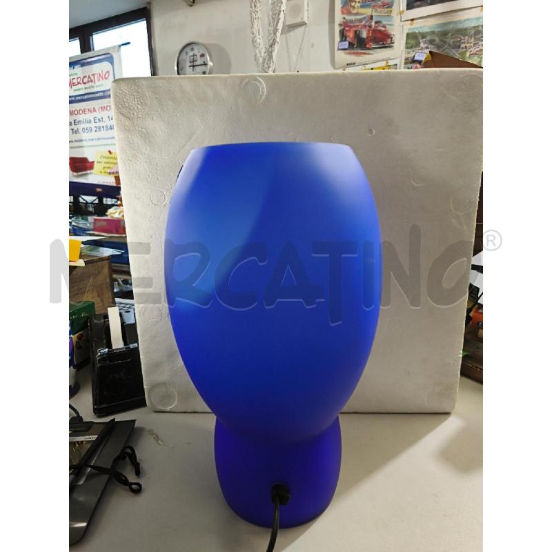 LAMPADA VETRO BLU | Mercatino dell'Usato Modena 4