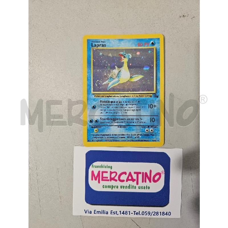 LAPRAS CARTA POKEMON | Mercatino dell'Usato Modena 1