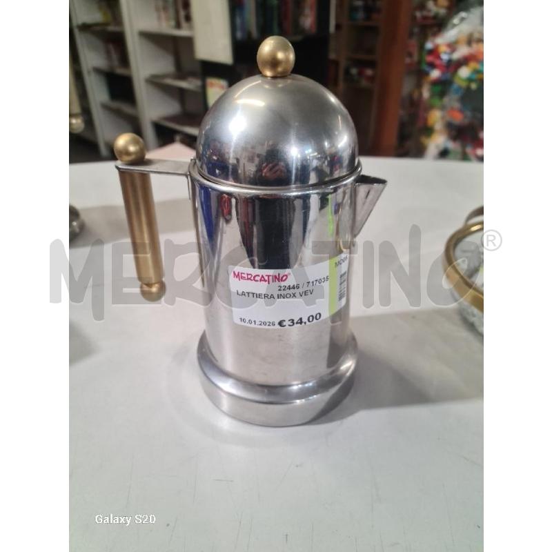 LATTIERA INOX VEV | Mercatino dell'Usato Modena 1