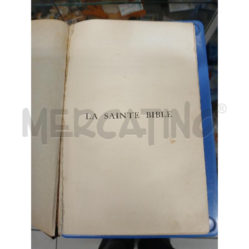 LA SAINTE BIBLE PARIS 1923 NOUVELLE EDITION REVUE - LIBRO | Mercatino dell'Usato Modena 1
