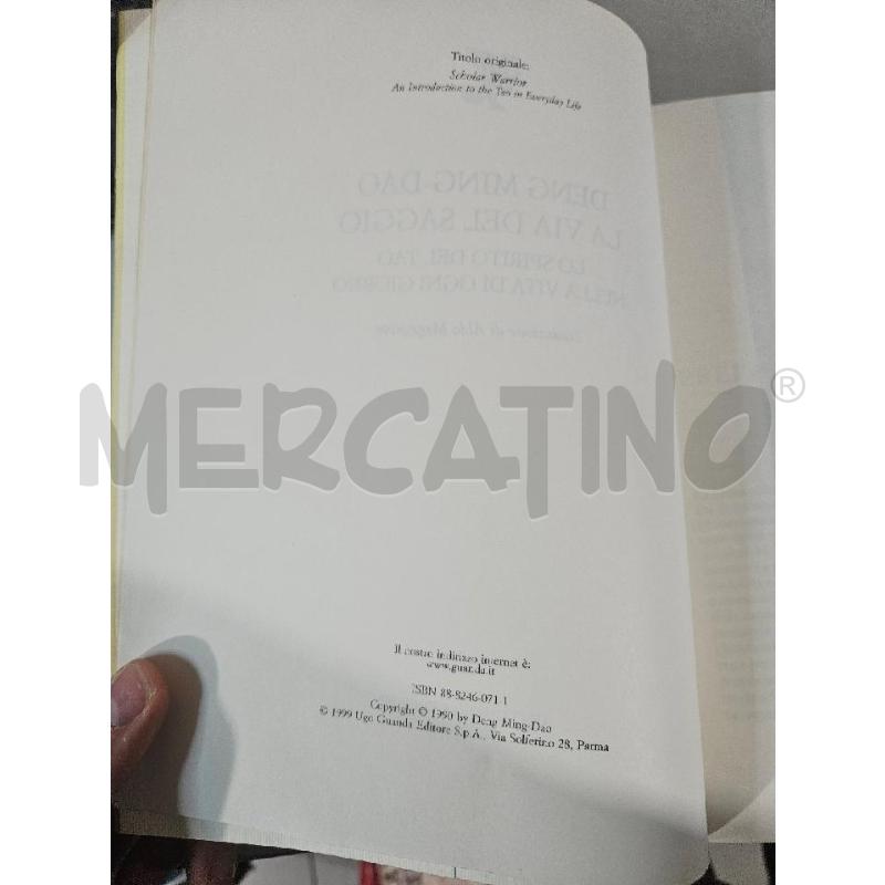 LA VIA DEL SAGGIO D. MING-DAO LIBRO GUANDA | Mercatino dell'Usato Modena 4
