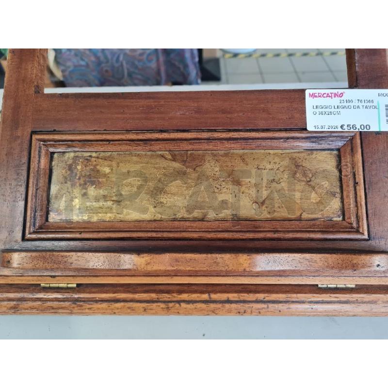 LEGGIO LEGNO DA TAVOLO 38X29CM | Mercatino dell'Usato Modena 2