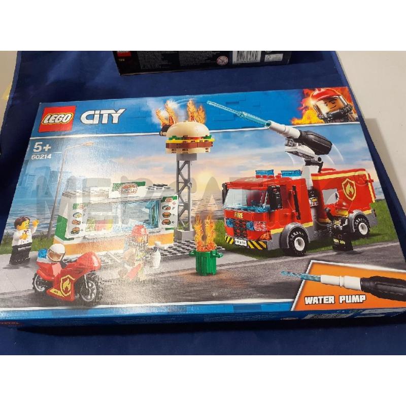 LEGO CITY 60214 HAMBURGER VIGILI FUOCO | Mercatino dell'Usato Modena 1
