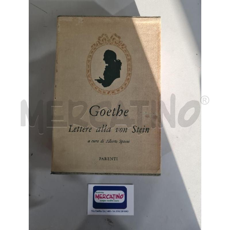 LETTERE DI GOETHE 2 VOLUMI PARENTI 1959 | Mercatino dell'Usato Modena 1