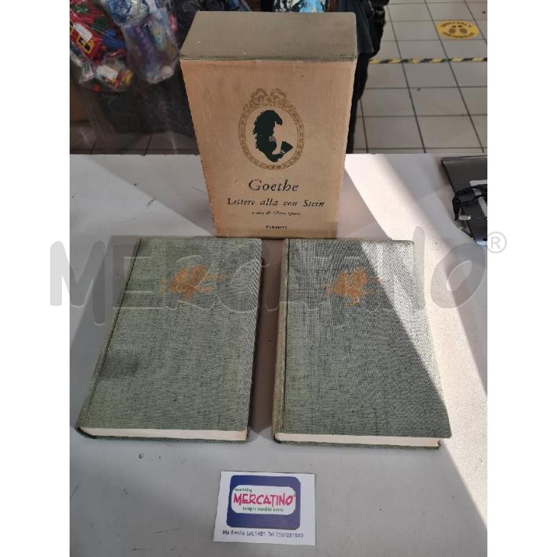 LETTERE DI GOETHE 2 VOLUMI PARENTI 1959 | Mercatino dell'Usato Modena 2