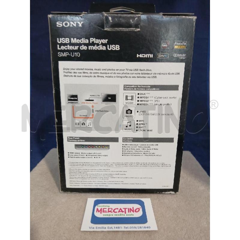 LETTORE USB MEDIA PLAYER SONY SMP-U10 | Mercatino dell'Usato Modena 2