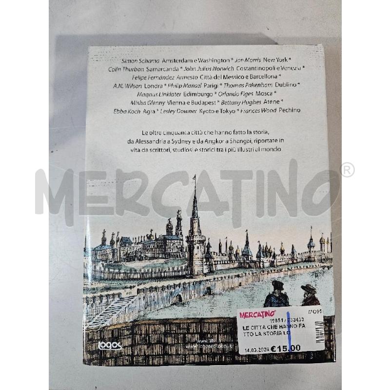 LE CITTÀ CHE HANNO FATTO LA STORIA LOGOS LIBRO | Mercatino dell'Usato Modena 2