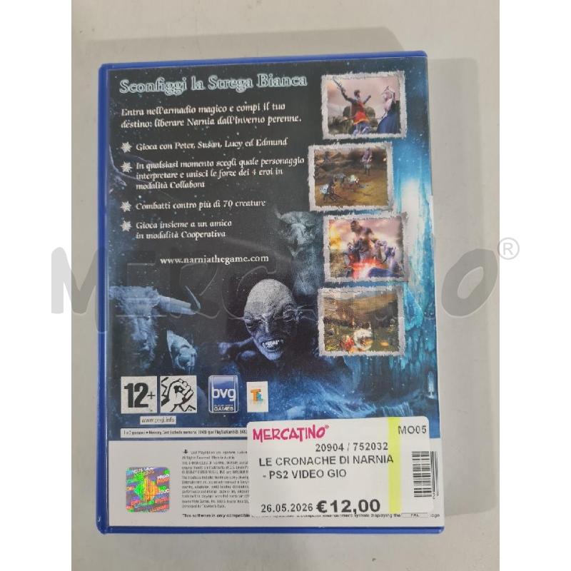 LE CRONACHE DI NARNIA - PS2 VIDEO GIOCO  | Mercatino dell'Usato Modena 3