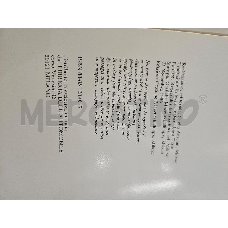 LE FERRARI DI PININFARINA MAZZUCCHELLI 1988 ANGELO TITO ANSELMI LIBRO | Mercatino dell'Usato Modena 5