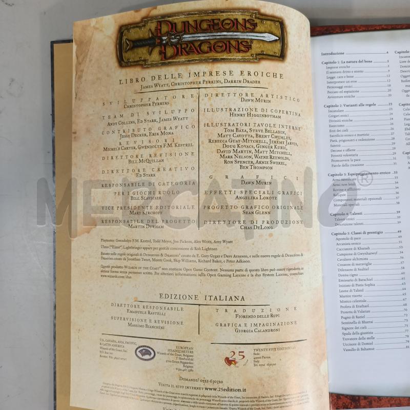 LIBRO DELLE IMPRESE EROICHE DUNGEONS DRAGON 6095 | Mercatino dell'Usato Modena 4