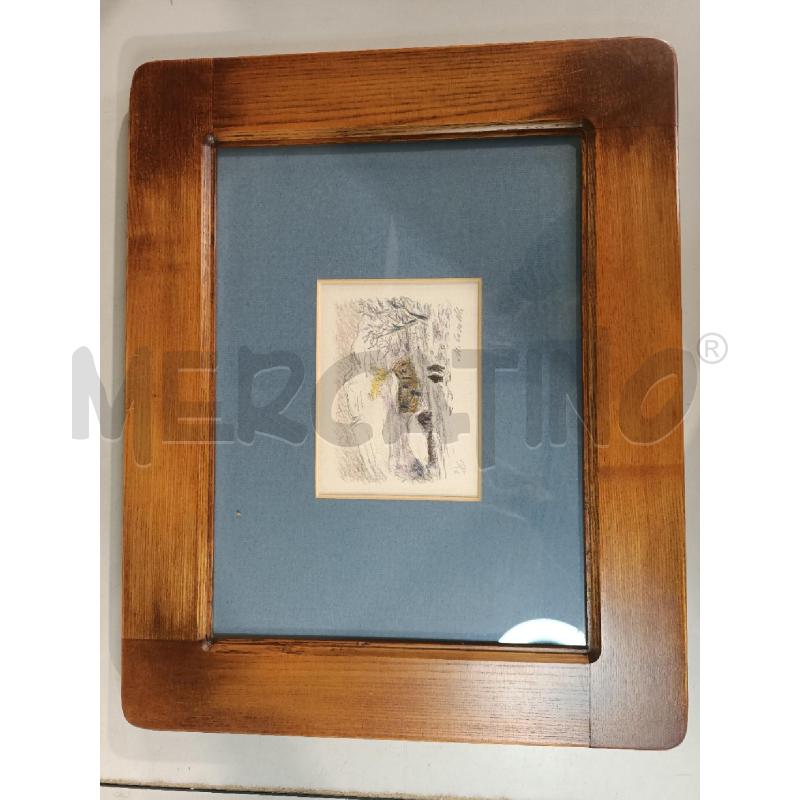 LITOGRAFIA NATALE ABRUZZESE MICHELE CASCELLA 52X42CM | Mercatino dell'Usato Modena 1