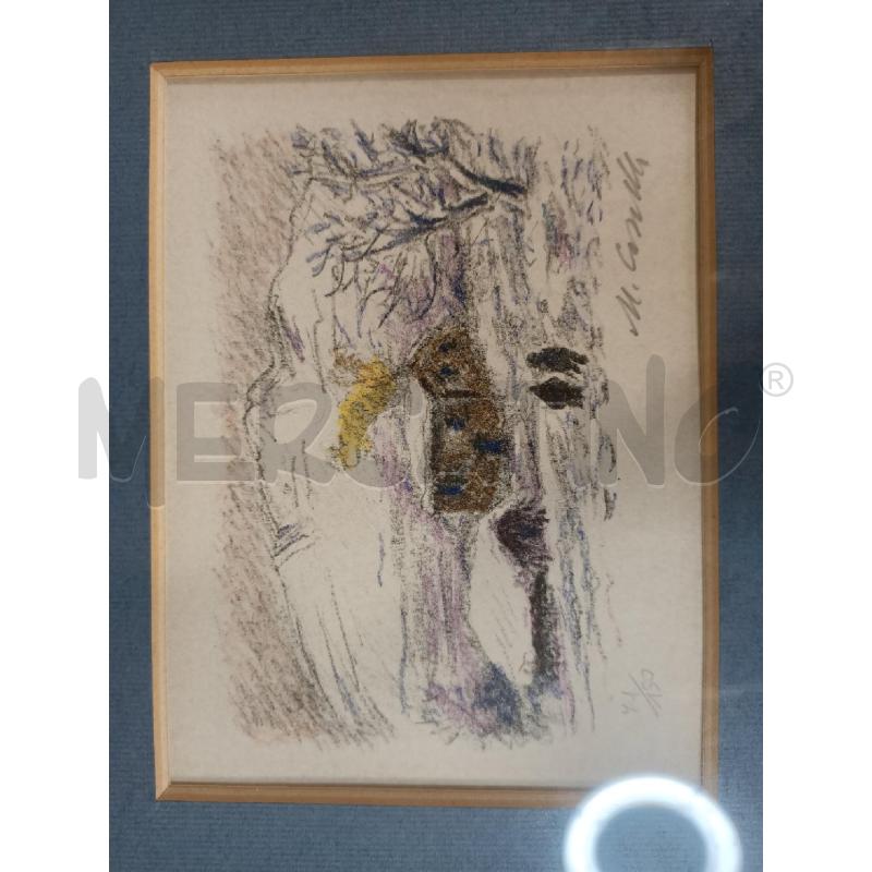 LITOGRAFIA NATALE ABRUZZESE MICHELE CASCELLA 52X42CM | Mercatino dell'Usato Modena 2