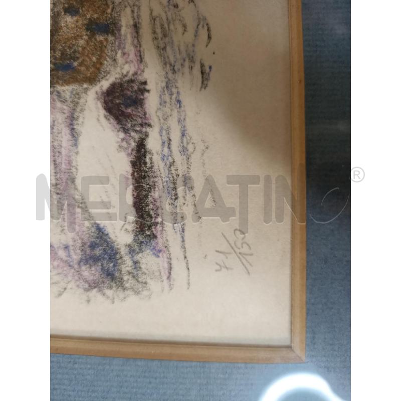 LITOGRAFIA NATALE ABRUZZESE MICHELE CASCELLA 52X42CM | Mercatino dell'Usato Modena 3