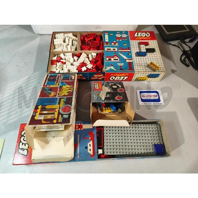 LOTTO LEGO SYSTEM PZ.4 VINTAGE CON SCATOLE NON VERIFICATI | Mercatino dell'Usato Modena 2