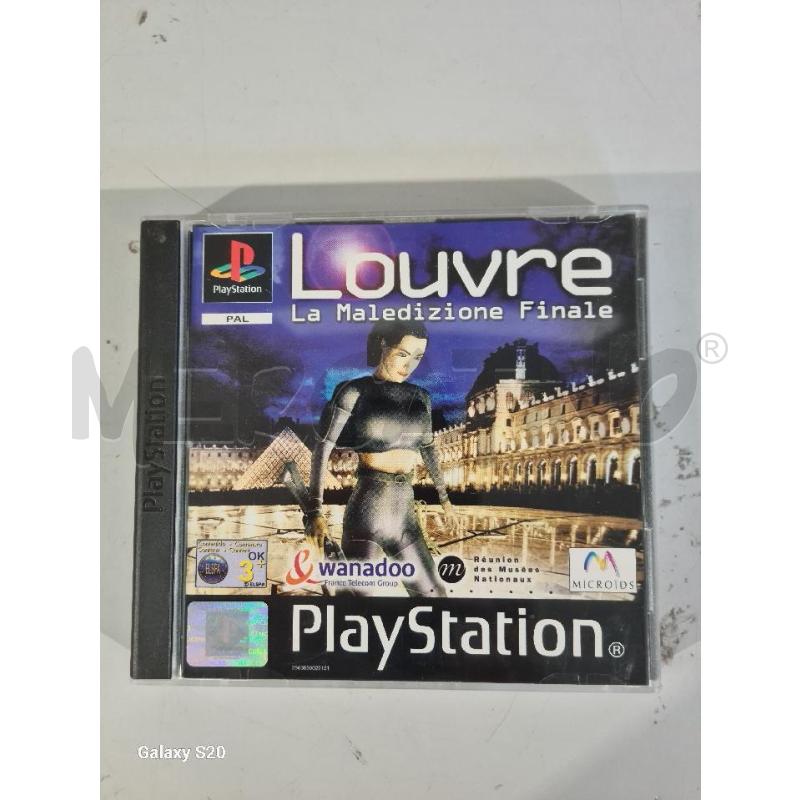 LOUVRE LA MALEDIZIONE FINALE - PS1 VIDEO GIOCO  | Mercatino dell'Usato Modena 1