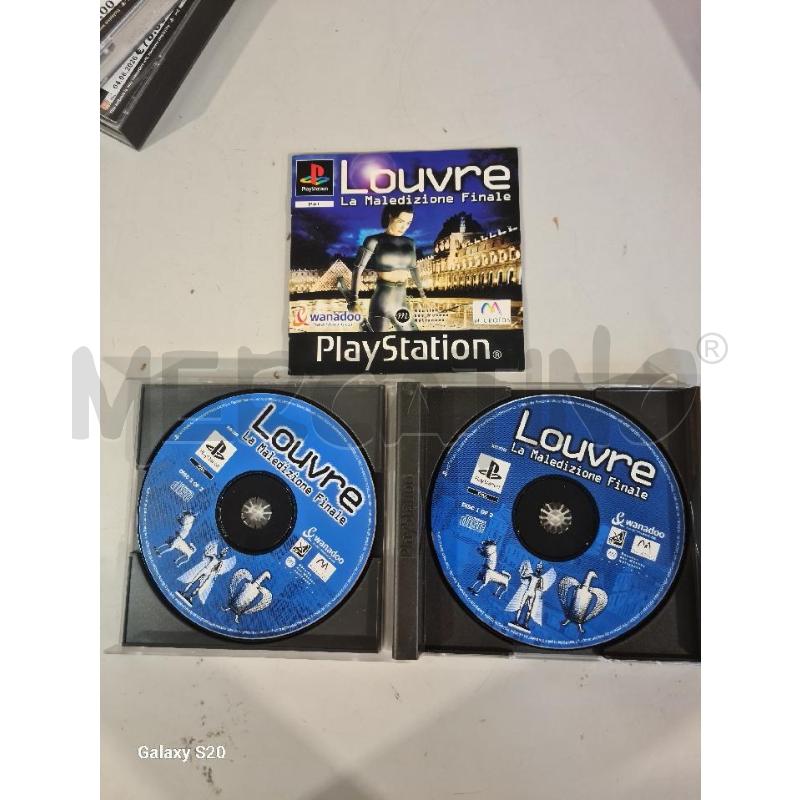 LOUVRE LA MALEDIZIONE FINALE - PS1 VIDEO GIOCO  | Mercatino dell'Usato Modena 2