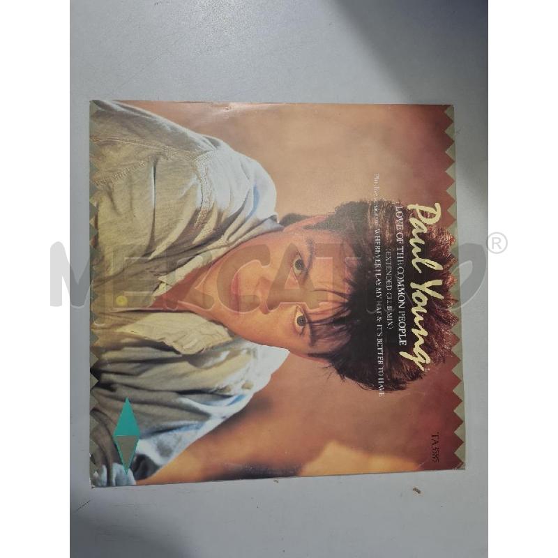 LOVE OF THE COMMON PEOPLE PAUL YOUNG TA3585 - LP | Mercatino dell'Usato Modena 1