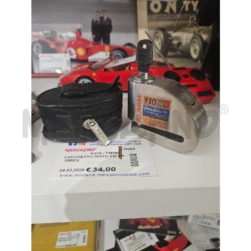 LUCCHETTO MOTO 110 DB SIREN | Mercatino dell'Usato Modena 1
