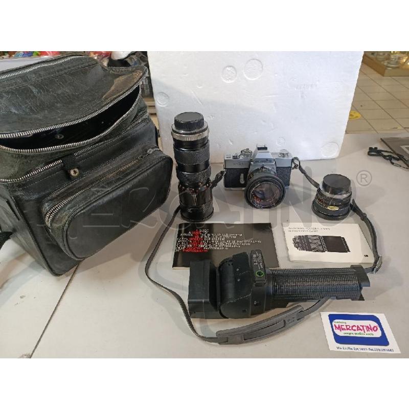MACC. FOTOG. MINOLTA SRT101 CON ZOOM E ALTRO OBBIETTIVO | Mercatino dell'Usato Modena 1