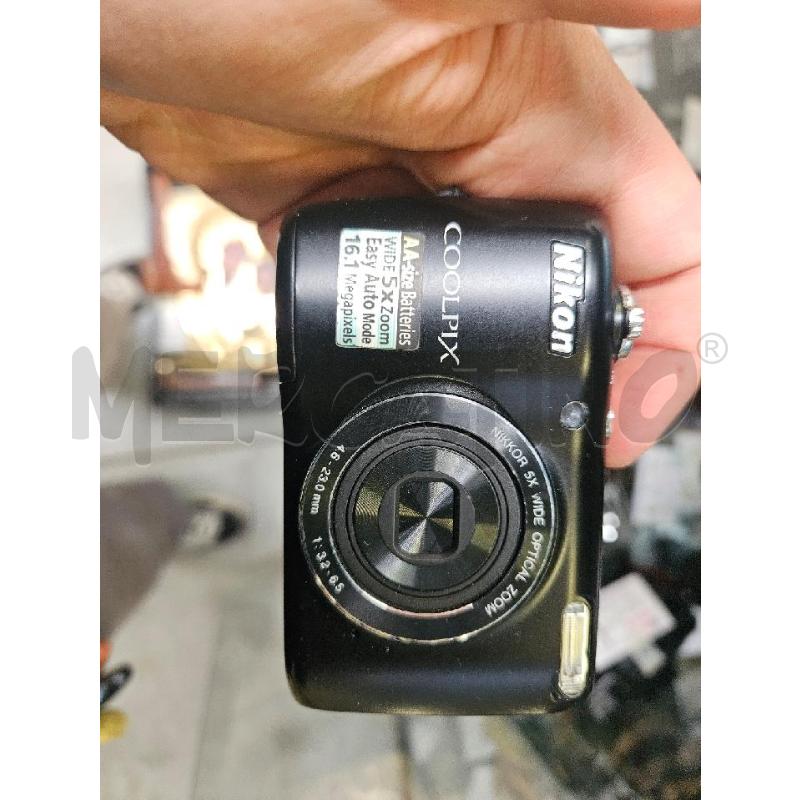 MACC. FOTOG. NIKON 16MEGAPIXEL COOLPIX L26 NERA | Mercatino dell'Usato Modena 1