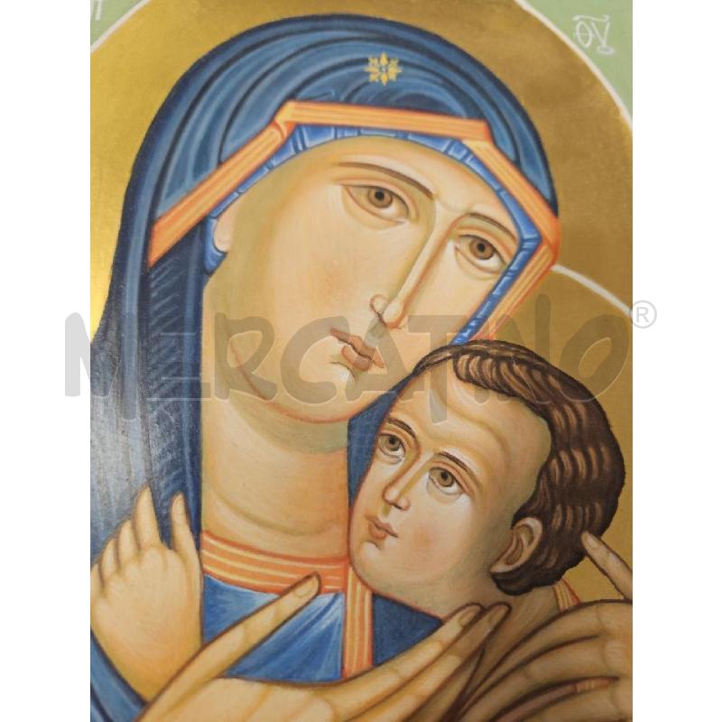 MADONNINA BAMBINO 20X30CM DIPINTO SU LEGNO | Mercatino dell'Usato Modena 3