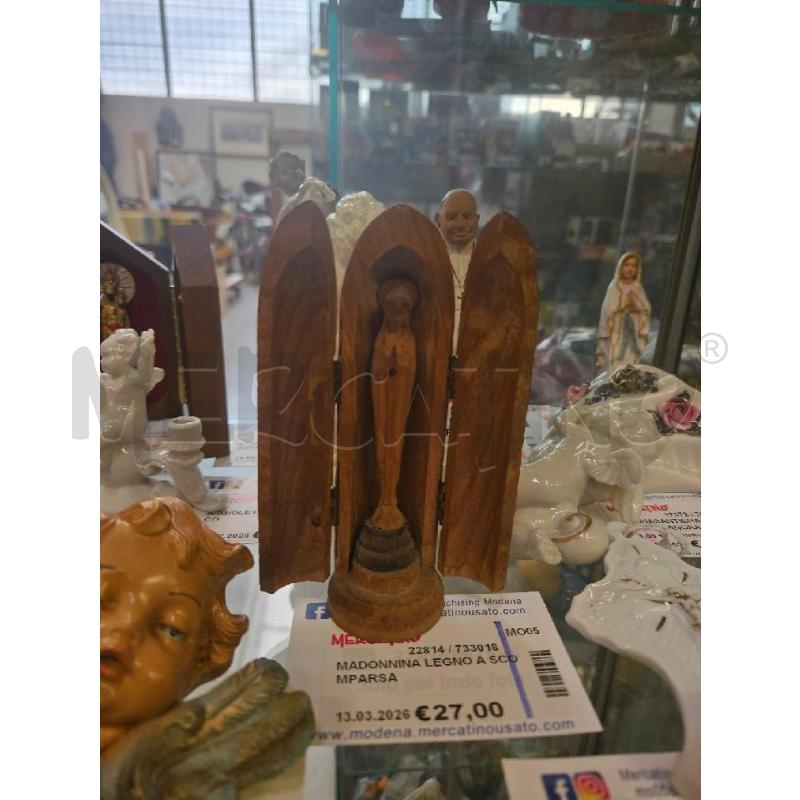 MADONNINA LEGNO A SCOMPARSA | Mercatino dell'Usato Modena 1