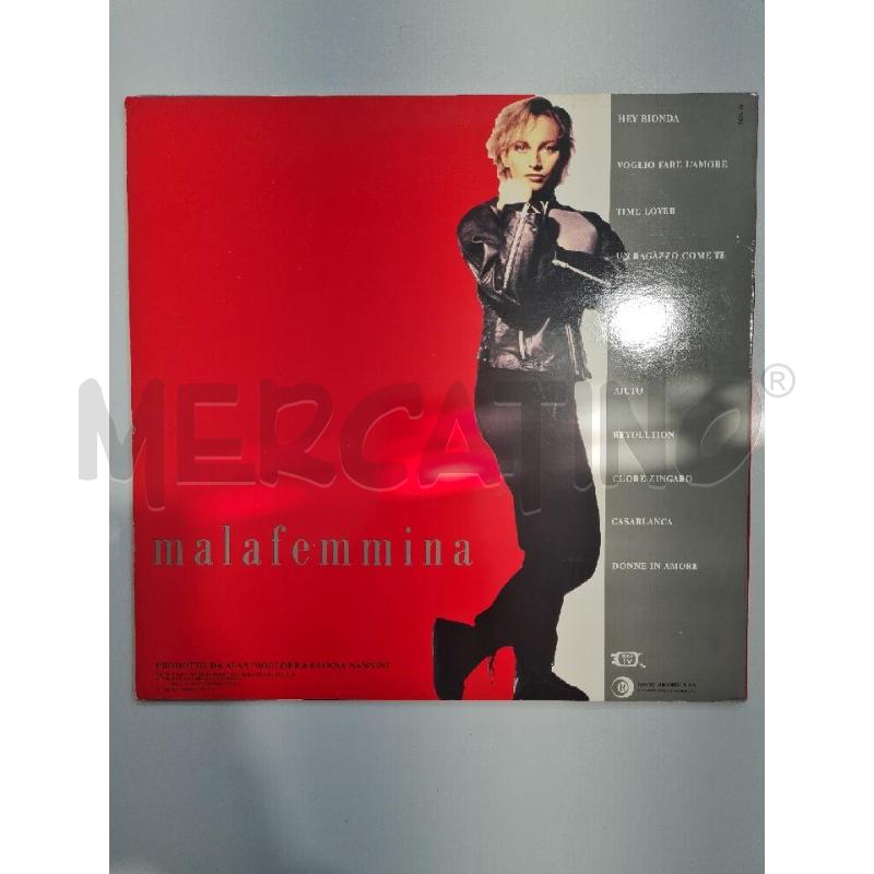 MALAFEMMINA GIANNA NANNINI DISCO 33 | Mercatino dell'Usato Modena 2