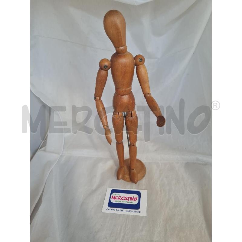 MANICHINO ARTICOLATO LEGNO 33CM JAPAN | Mercatino dell'Usato Modena 1