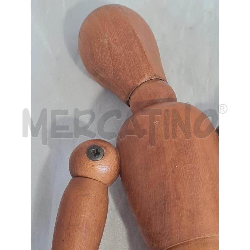 MANICHINO ARTICOLATO LEGNO 33CM JAPAN | Mercatino dell'Usato Modena 4