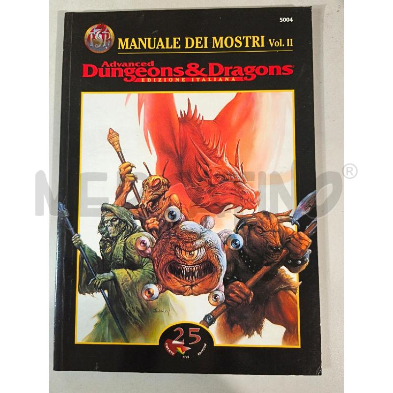 MANUALE DEI MOSTRI VOL II 5004 ADVANCED DUNGEONS DRAGONS | Mercatino dell'Usato Modena 2