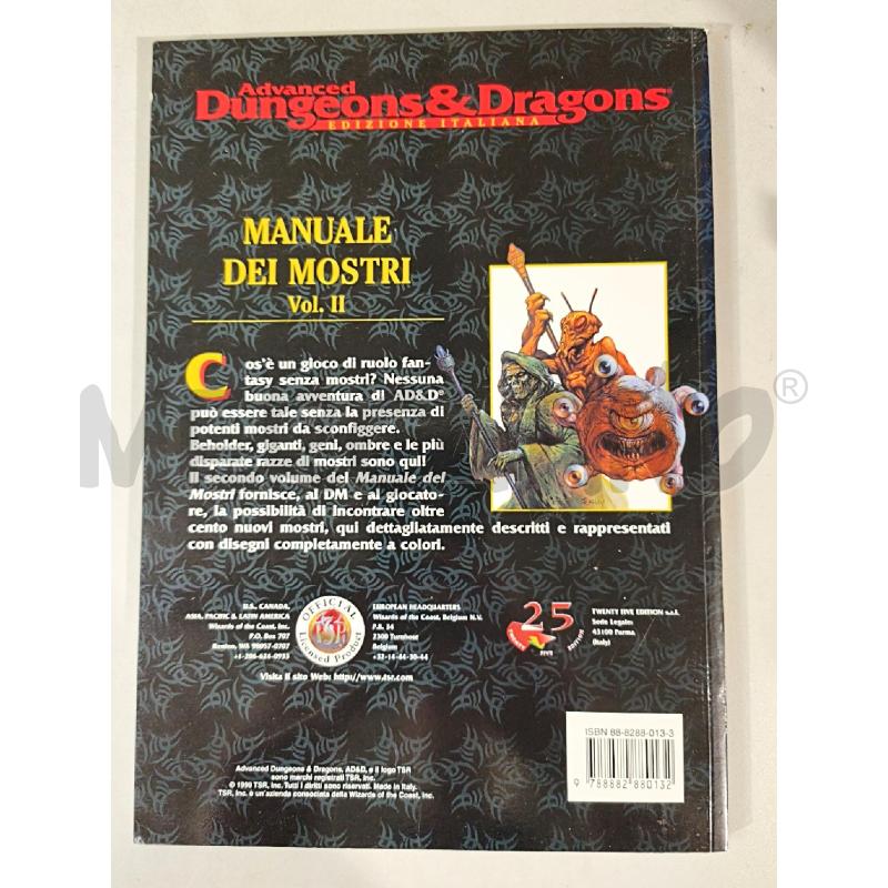 MANUALE DEI MOSTRI VOL II 5004 ADVANCED DUNGEONS DRAGONS | Mercatino dell'Usato Modena 3