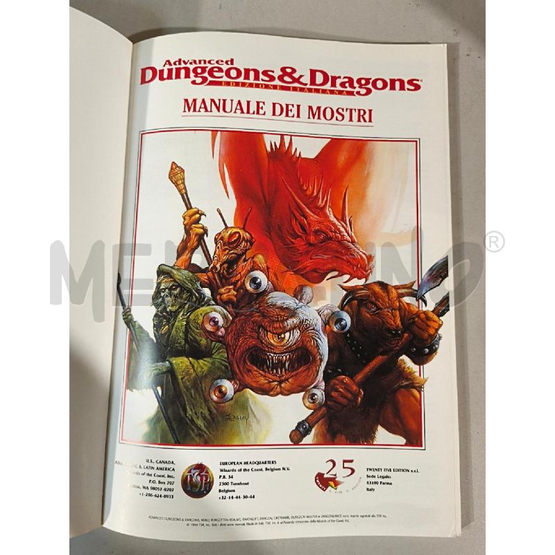 MANUALE DEI MOSTRI VOL II 5004 ADVANCED DUNGEONS DRAGONS | Mercatino dell'Usato Modena 4