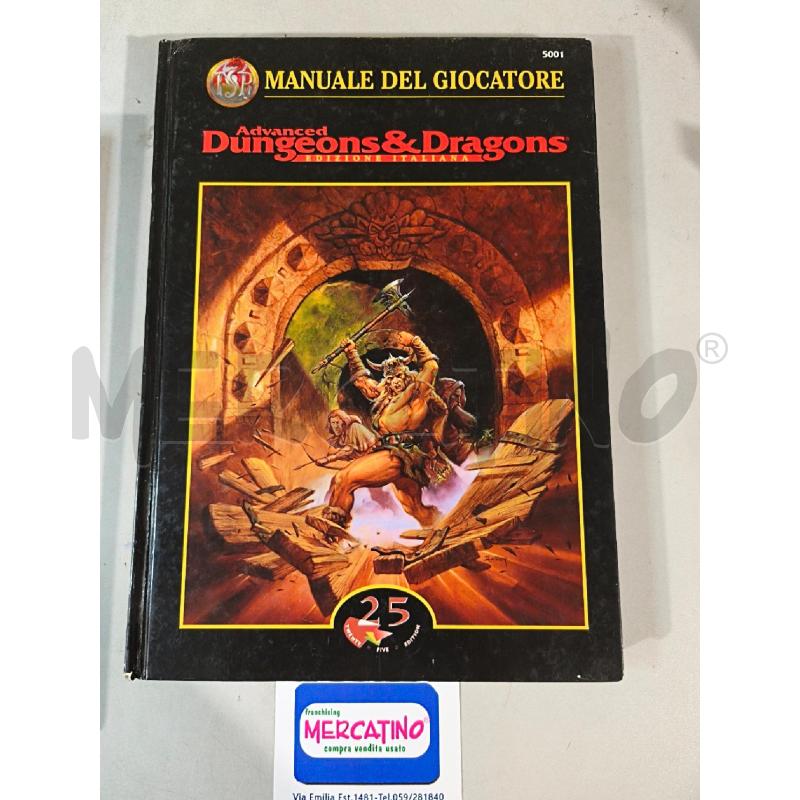 MANUALE DEL GIOCATORE 5001 ADVANCED DUNGEONS DRAGONS | Mercatino dell'Usato Modena 1