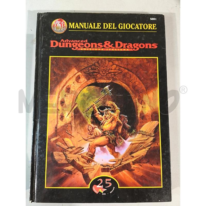 MANUALE DEL GIOCATORE 5001 ADVANCED DUNGEONS DRAGONS | Mercatino dell'Usato Modena 2