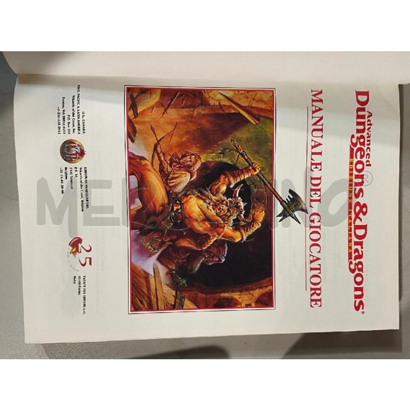 MANUALE DEL GIOCATORE 5001 ADVANCED DUNGEONS DRAGONS | Mercatino dell'Usato Modena 4