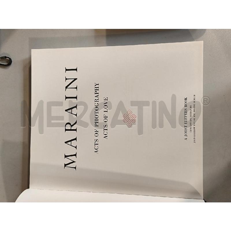 MARAINI ACTS OF PHOTOGRAFHY ACTS OF LOVE 1999 - LIBRO | Mercatino dell'Usato Modena 3