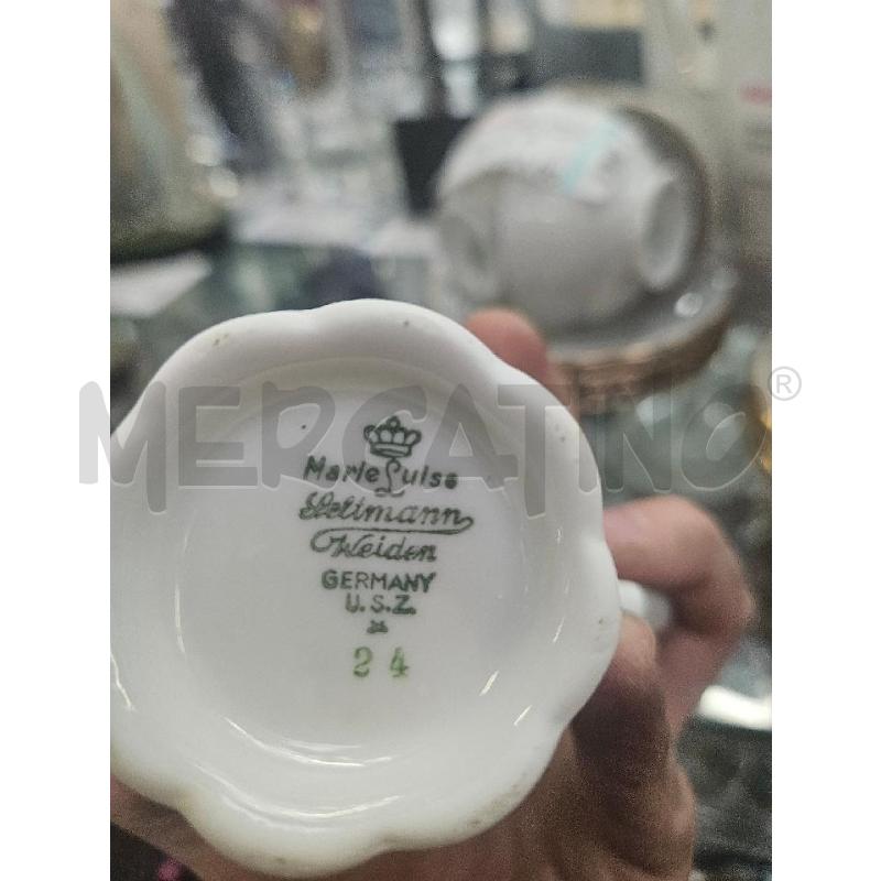 MARIE LUISE SELTMANN TAZZINE 11+TLBIANCO FILO ORO | Mercatino dell'Usato Modena 2