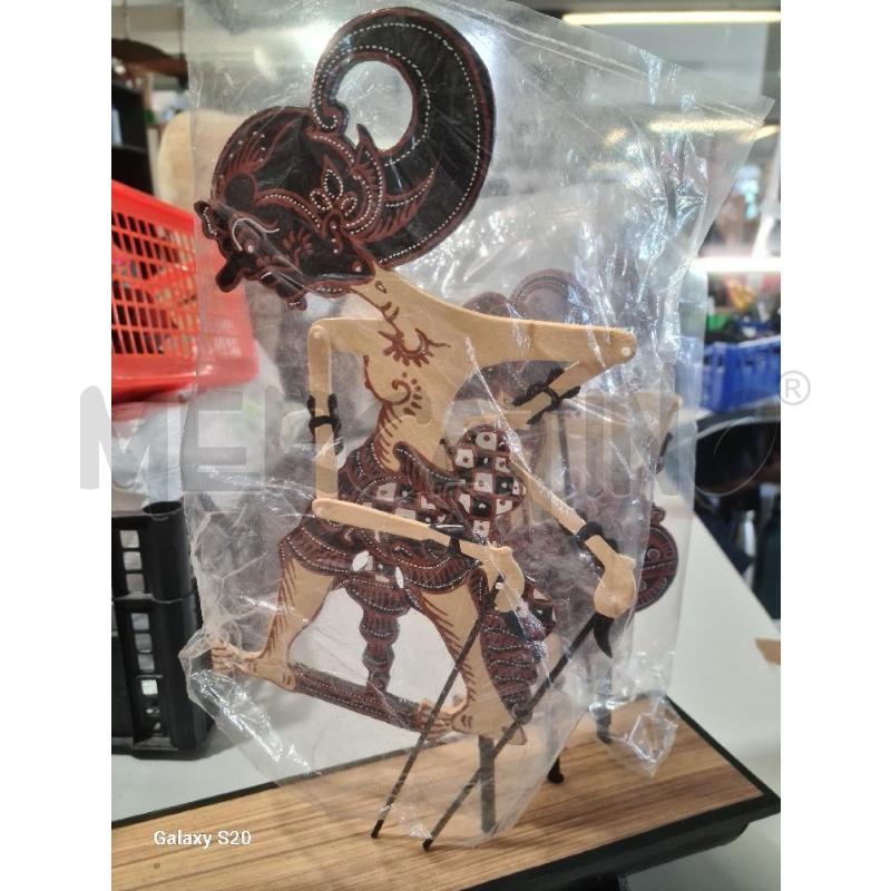 MARIONETTE PZ. 5 +BASE LEGNO WAYANG KULIT INDONESIANA | Mercatino dell'Usato Modena 3